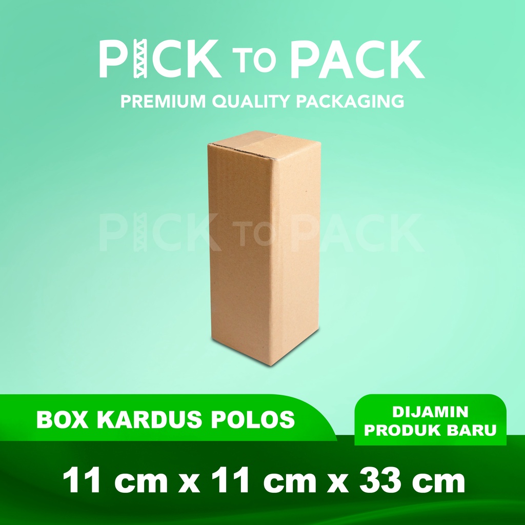 

Kardus Box Karton 11X11X33 Polos - Baru - Murah