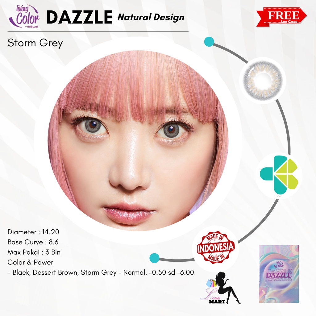 SOFTLENS LIVING COLOR - DAZZLE NORMAL DIA. 14.20mm