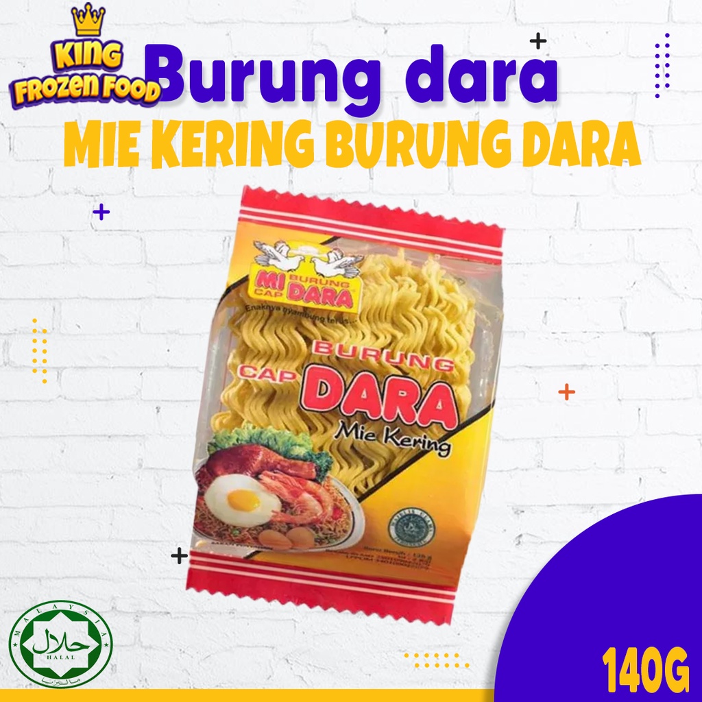 Mie Burung Dara Kering All Variant 140G