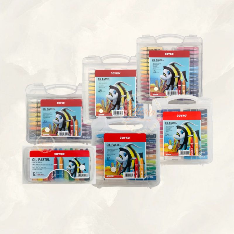 

Joyko Crayon-oil pastel 12 warna/ crayon Joyko12 warna/ Krayon Joyko 12 warna/ Joyko Oil pastel 12 color