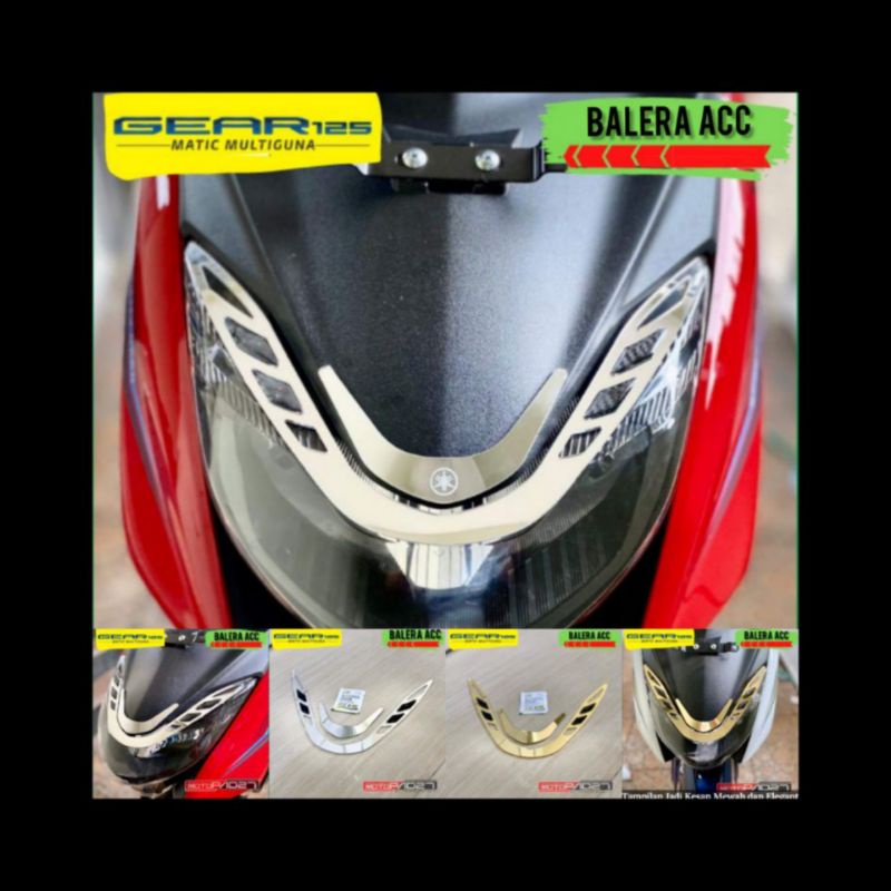 Garnis Garnish Cover Lampu Depan Headlamp Yamaha Mio Gear 125 Premium