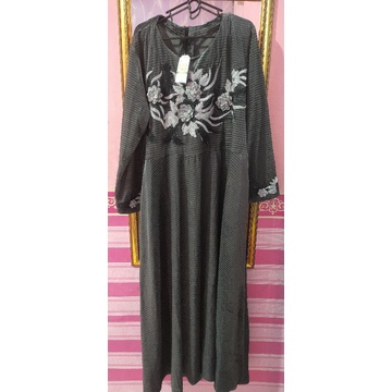 gamis bludru jumbo