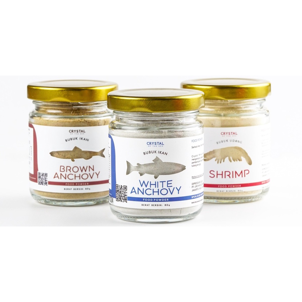 

CRYSTAL OF THE SEA - WHITE ANCHOVY POWDER - TABURAN MPASI - 20gr