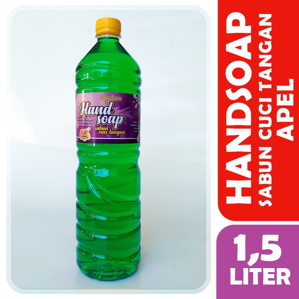 Handsoap Hand Wash 1500ml atau Sabun Cuci Tangan 1,5liter (STRAWBERRY - JERUK - APEL - ANGGUR)