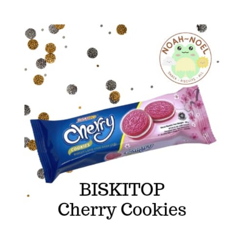 

NN - BISKITOP Cherry Cookies 60gr rasa Ceri Biskuit anak enak murah rasa buah segar