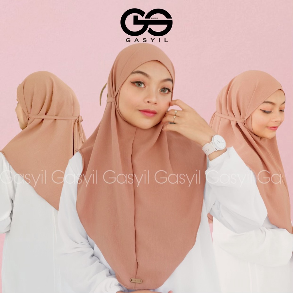 GASYIL Hijab Asyifa / Bergo Crinkle / Hijab Crinkle