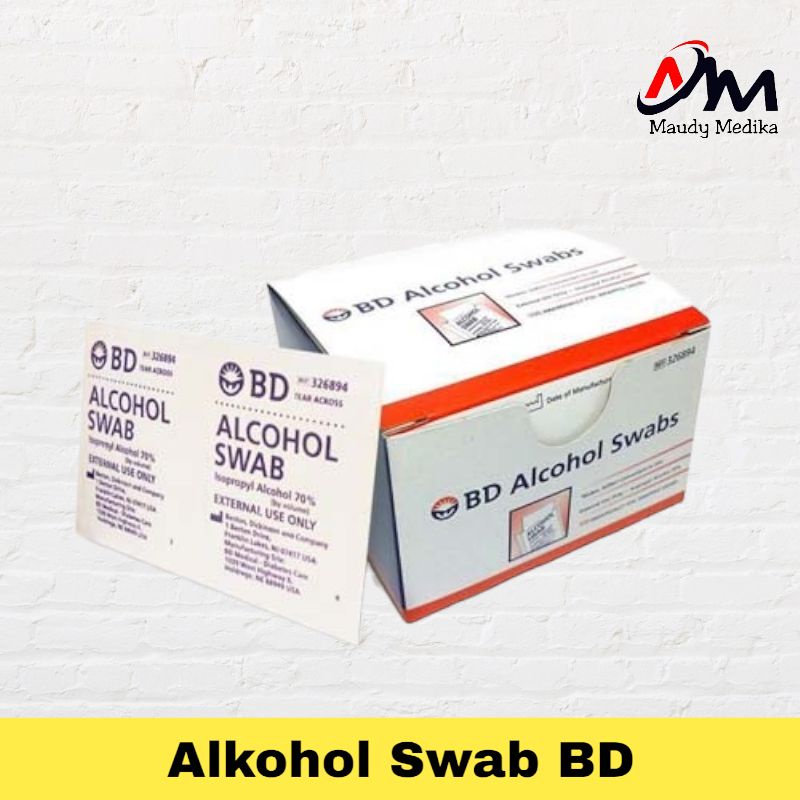 Alkohol Swab BD  Tissue Alkohol BD  Alkohol Swab  Kertas Alkohol
