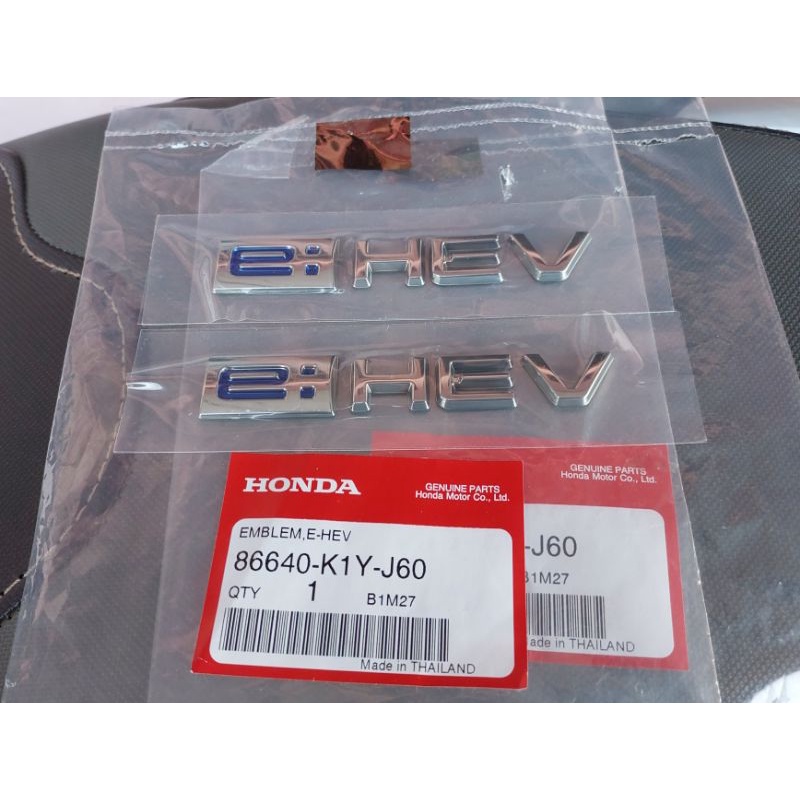 emblem e HEV pcx 160 hybrid original honda thailand sepasang