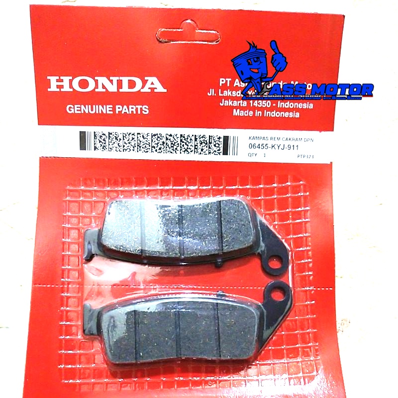 Kampas Rem Depan CBR250 CBR 250 RR CB 250 LED KYJ DISCPAD KYJ 06455-KYJ-911 DOSCPAD K33