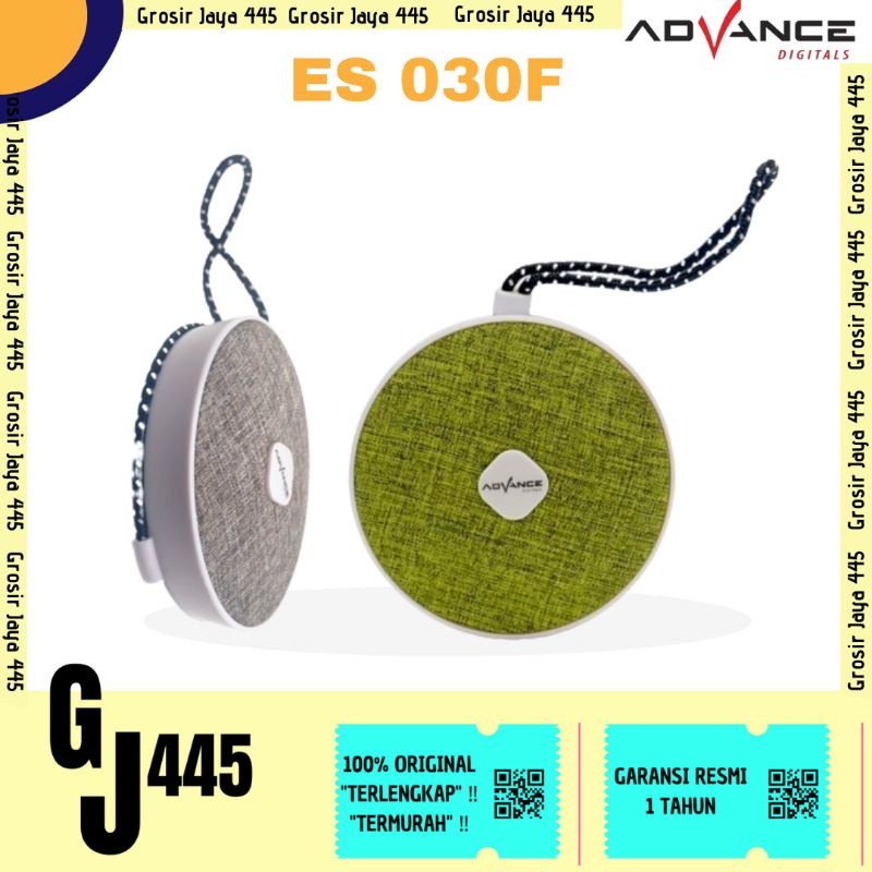 Advance ES030F - Wireless Speaker / Speaker Bluetooth Portable | Garansi Resmi Advance 1 Tahun