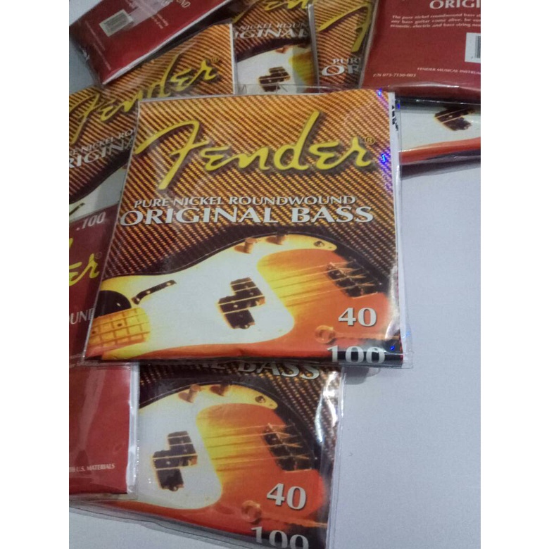 Senar Bass Fender Elektrik 040-100 - Bass Strings Fender