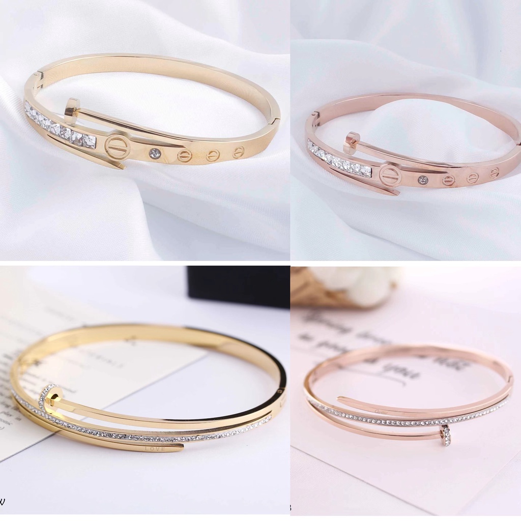 Gelang Titanium Permata Perhiasan Fashion 4106/2192