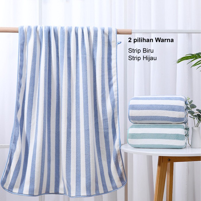 Handuk Mandi Dewasa Bulu Lembut Quickdry 80x160cm Coral flece Towel