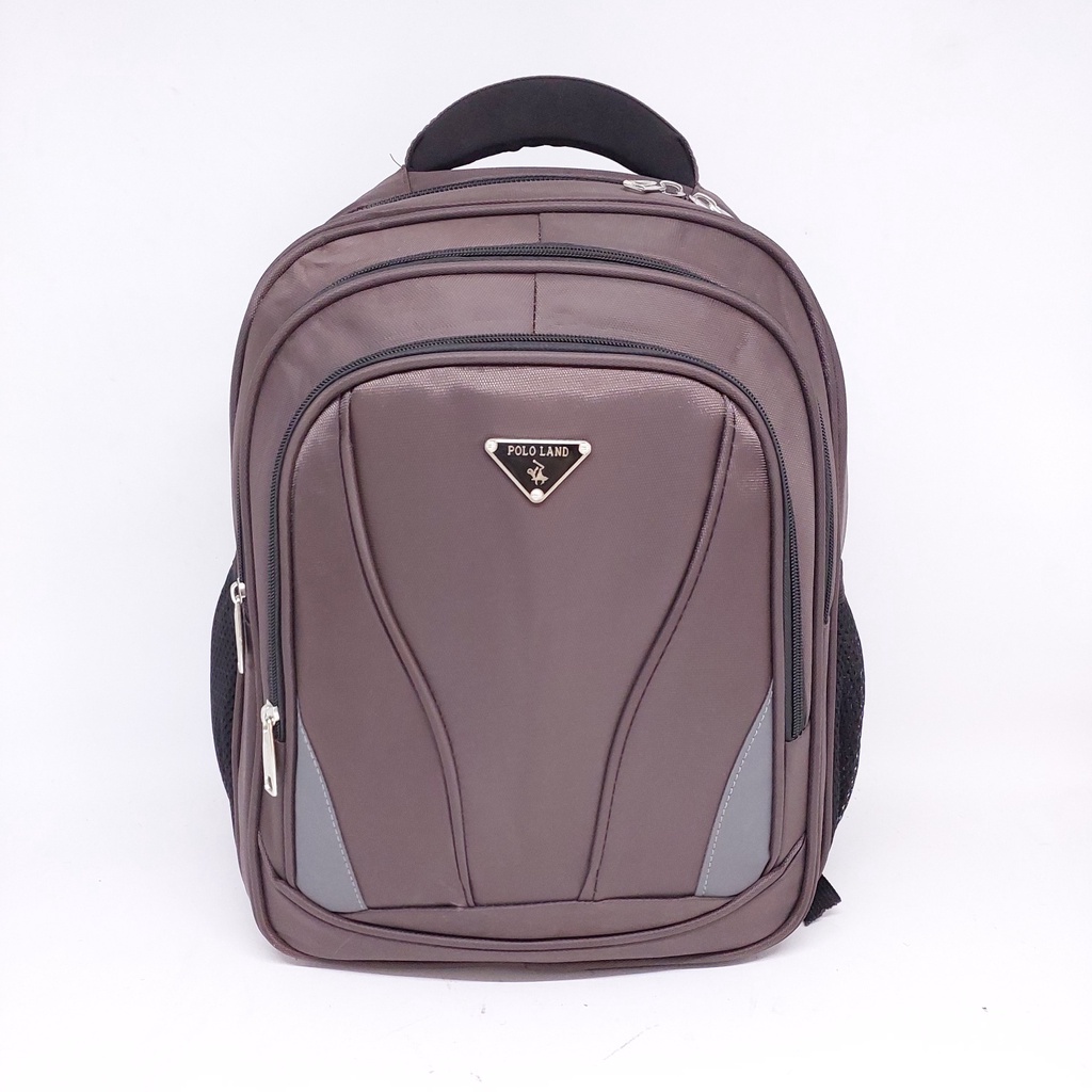 Tas Polo Land Compact Size 16 INCHI MURAH ORIGINAL BARU / Tas Laptop Polo Land Lis Abu BARU  / Tas Laptop Polo Land USB + Kunci Nomor MURAH/ Ransel Polo Land 16 INCHI ORIGINAL / Tas Sekolah Kuliah POLO Land MURAH / Ransel Sekolah Polo Land MURAH BARU