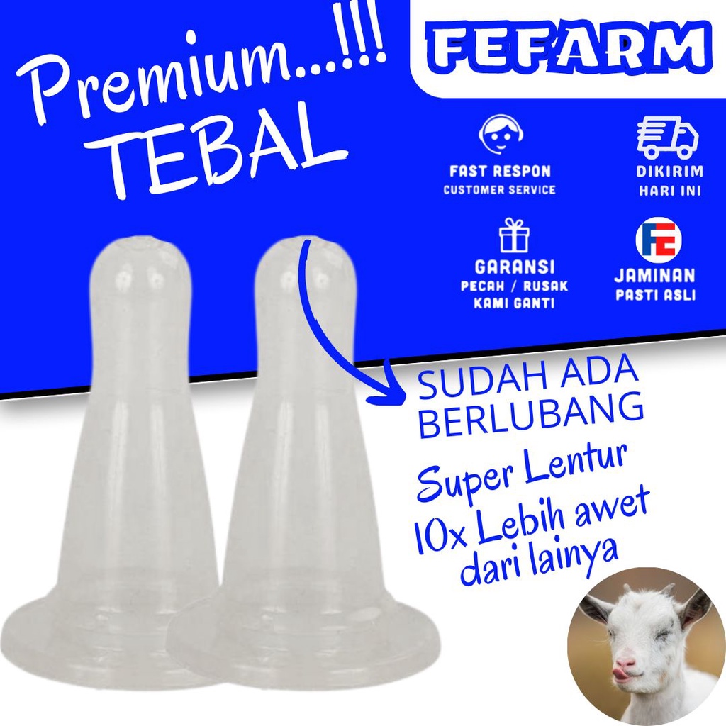 Dot cempe silikon Cocok Untuk Cempe Kambing Dot Cempe Dot Pedet Dot Kambing Dot Domba FEFARM