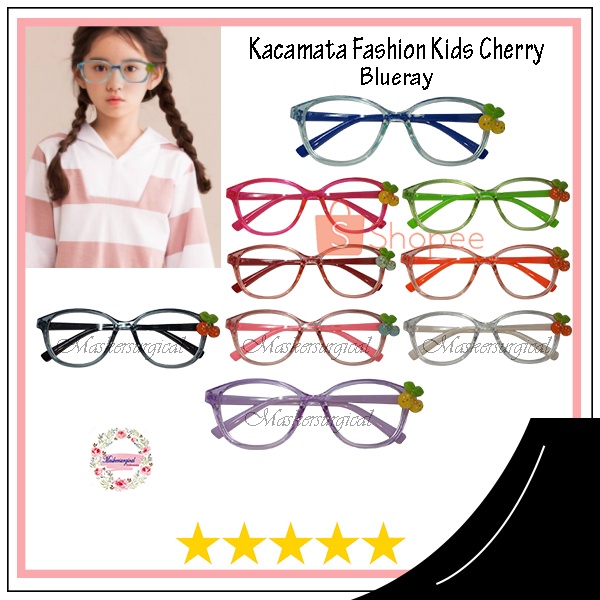 || NEW CHECKOUT SEKARANG JUGA || KACAMATA ANAK MODEL CHERRY KOREAN STYLE KACAMATA BINGKAI KOTAK FRAM