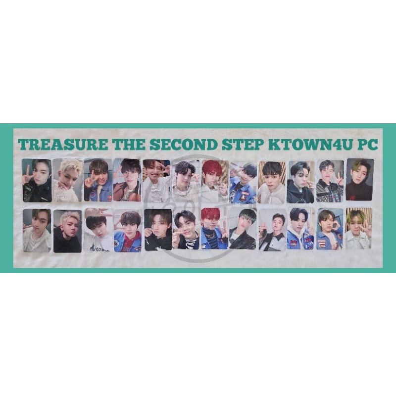 TREASURE KTOWN4U/WEVERSE PHOTOCARD POB