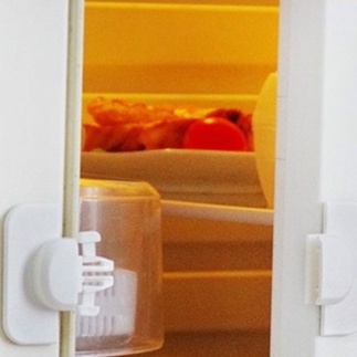Kunci Pengaman Pintu Laci Lemari Es Kulkas Anak Baby Safety Lock
