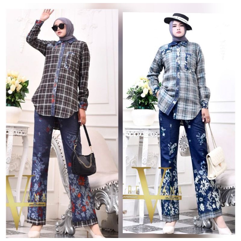 Trevana Ori Branded Premium /Trevana Setcel Cantik/Setelan Mewah/Gamis Lebaran/Gamis Pesta Mewah/Gam