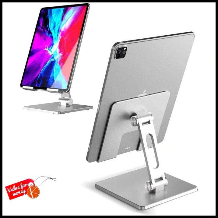 Stand Holder Ipad Tablet Meja Kasir Aluminum