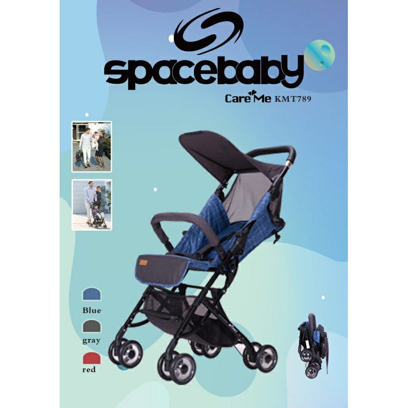 SIYA✨ FREE BUBBLEWRAP STROLLER SPACEBABY CARE ME KMT 789 KERETA DORONG BAYI SPACEBABY CARE ME KMT 789 STROLLER MURAH