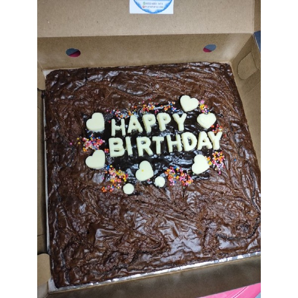 

brownies aceh | happy birthday