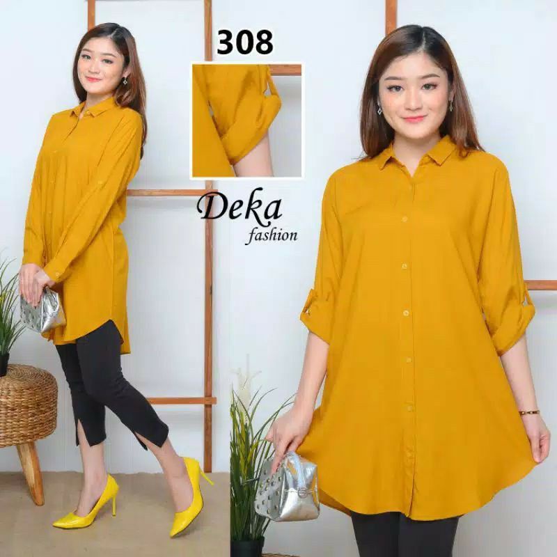 TUNIC POLOS OVAL NEW PRODUK BAHAN MOSCREP