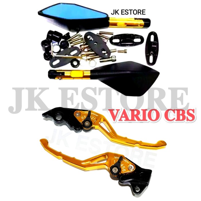 Spion Tomok Jumbo V5 + Handle Rem Stealan Vario Cbs 110 125 & 150