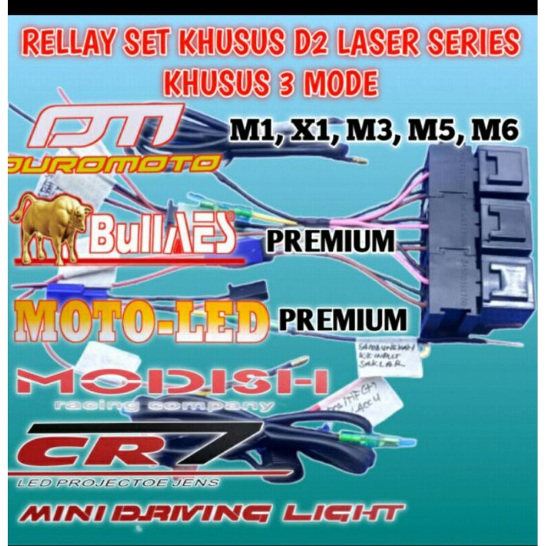 Riley set D2 Laser series Duromoto M1,X1,M3, M5