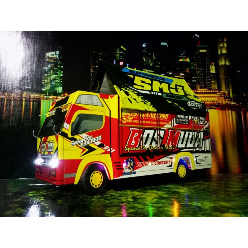 MINIATUR TRUK OLENG JUMBO MURAH FREE TERPAL