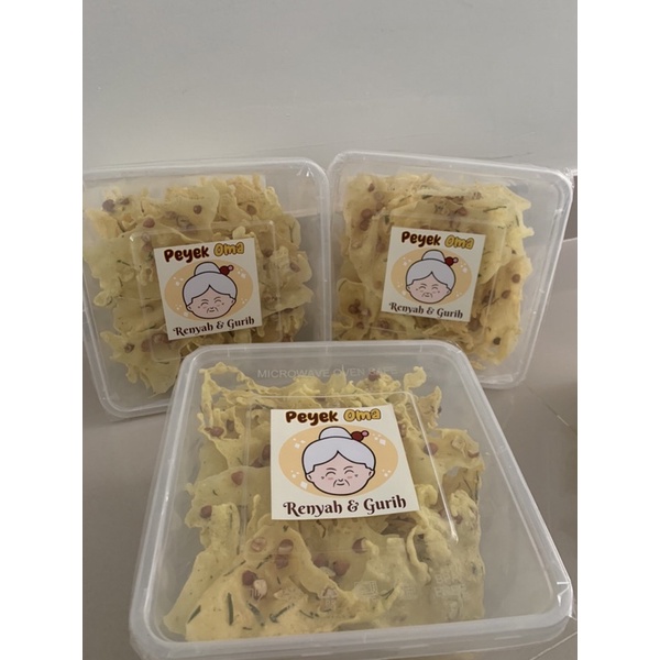 

Peyek Kacang,Teri,Rebon