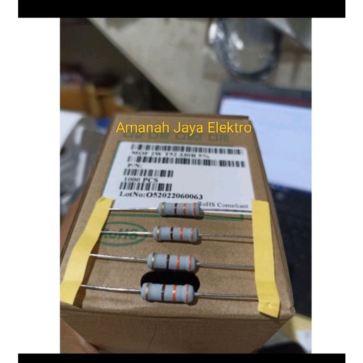 resistor 330 OHM 2 Watt taiwan per 10 pcs