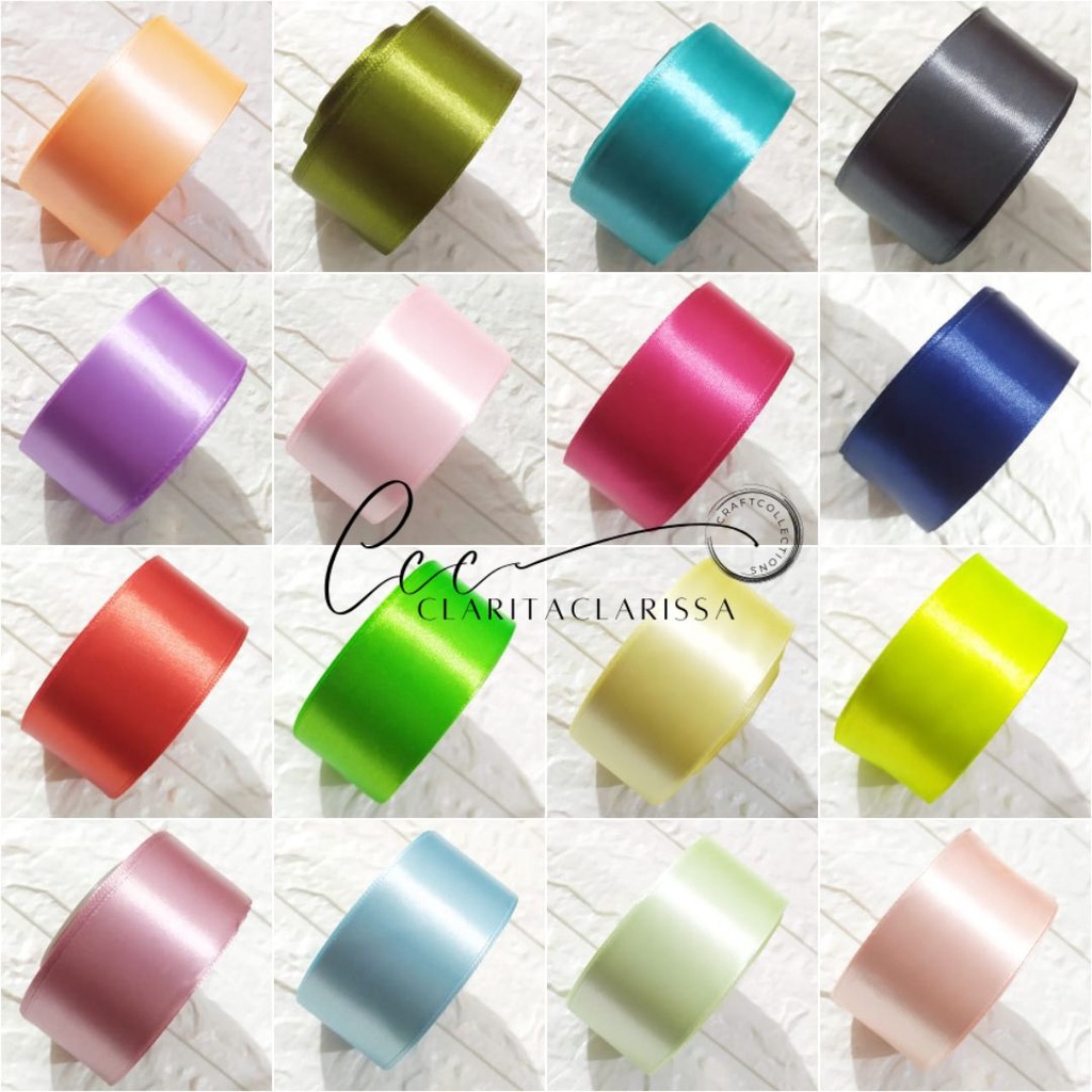 

PITA SATIN 4cm 1,5" inch Pita Hampers Pita Dekorasi Pita Bouquet Craft