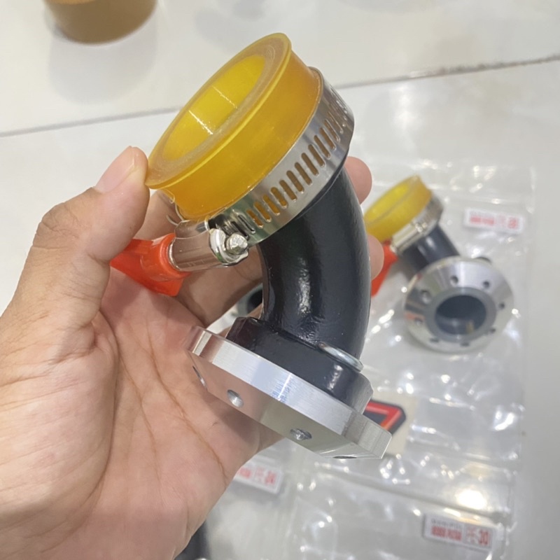 MANIPOL INTEK TEFLON INTAKE MANIPOL TEFLON MOTOR BEBEK NETRAL BUAT KARBU PE30 PE28 PE26 PE24 SET ROTARI