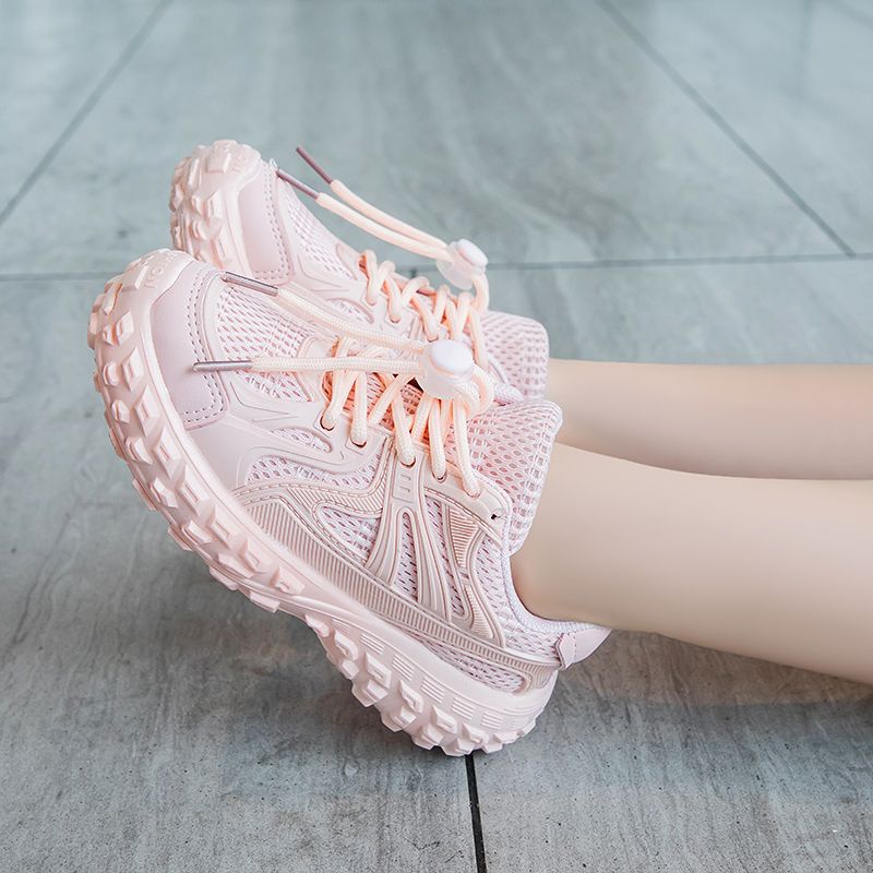 [GROSIR][COD] SEVEN_DAY SEPATU RAJUT SNEAKERS ANAK-ANAK UNTUK USIA 3-12 TAHUN BOY &amp; GIRL PINK WM2319