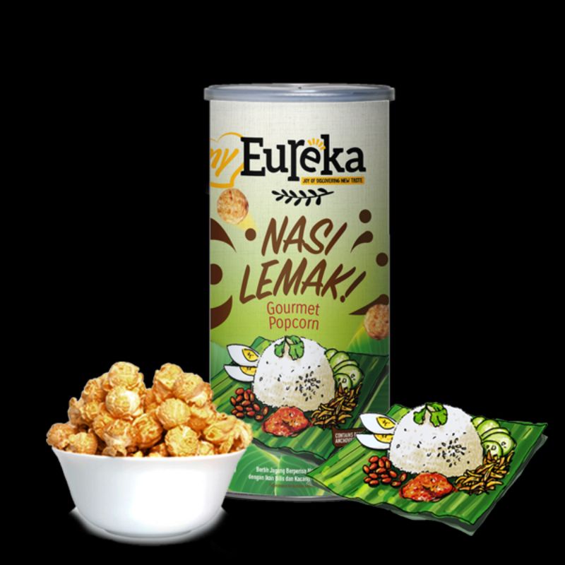 

[PO 1 Nov] EUREKA POP CORN Nasi Lemak 90 gram - Kaleng