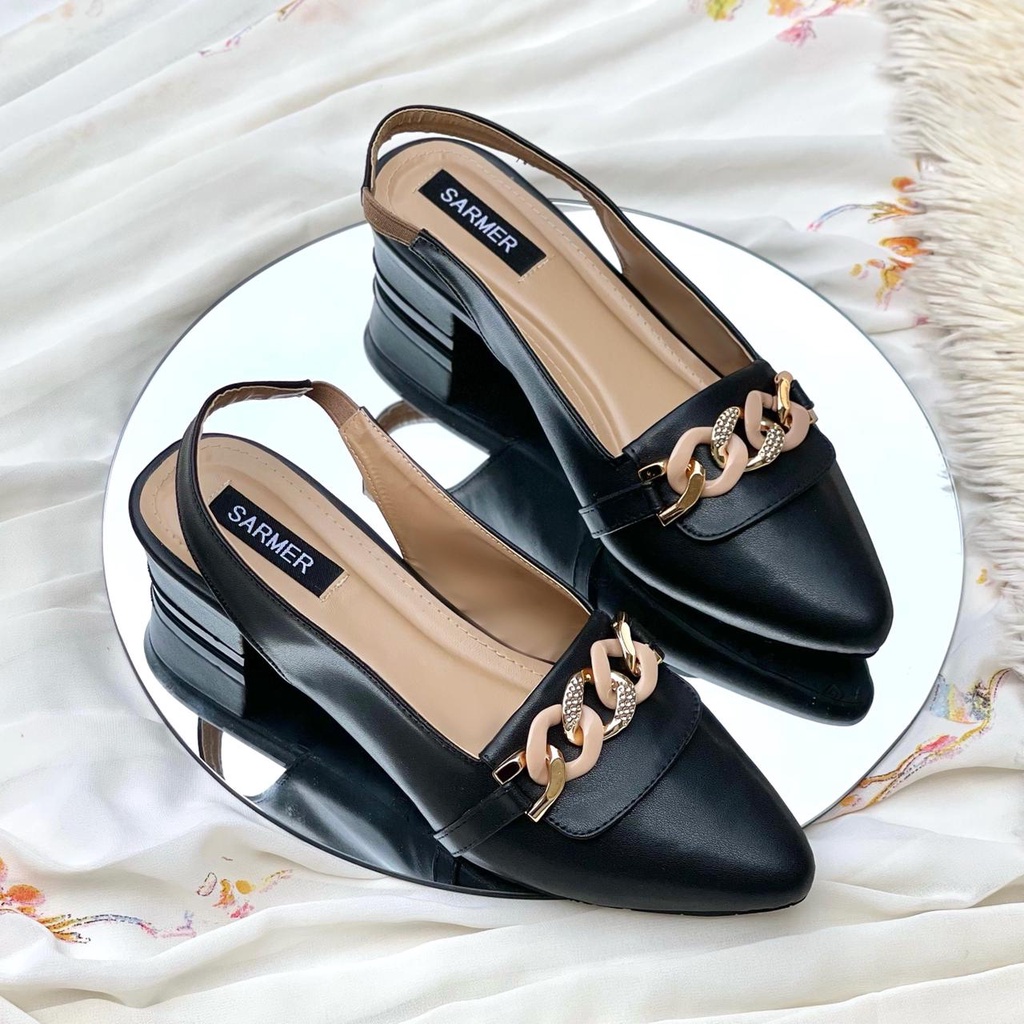 SARMER - LORIA HEELS 3CM BLACK