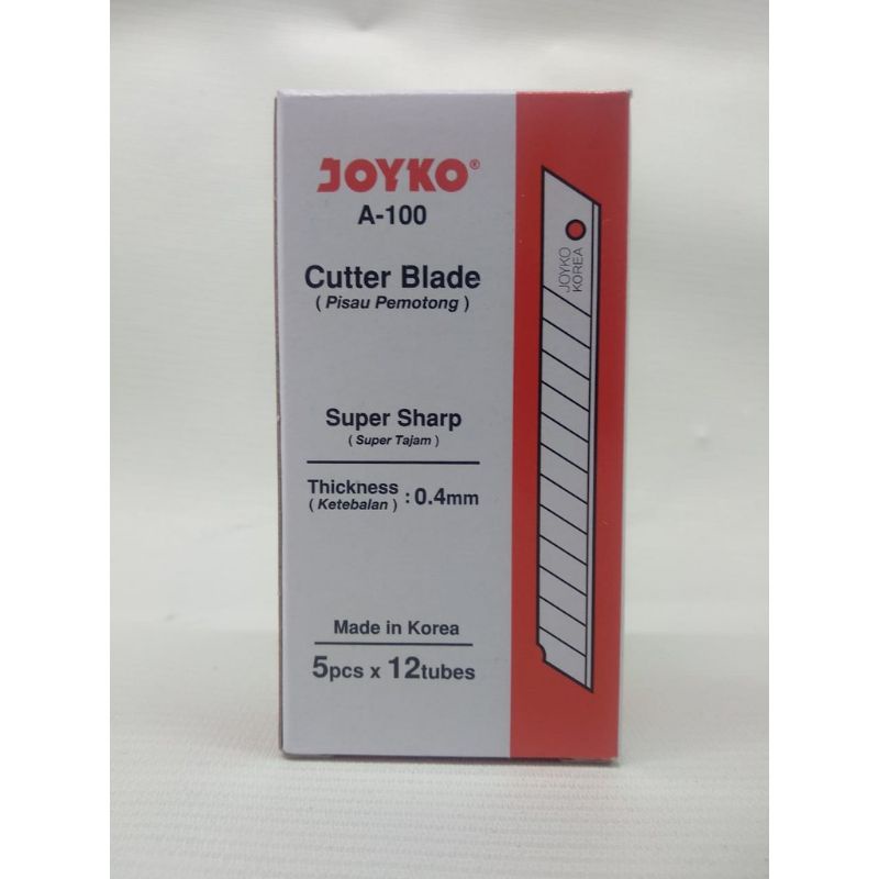 

4ds! Isi Cutter / Refill Pisau Cutter Joyko A - 100 / (1pak)