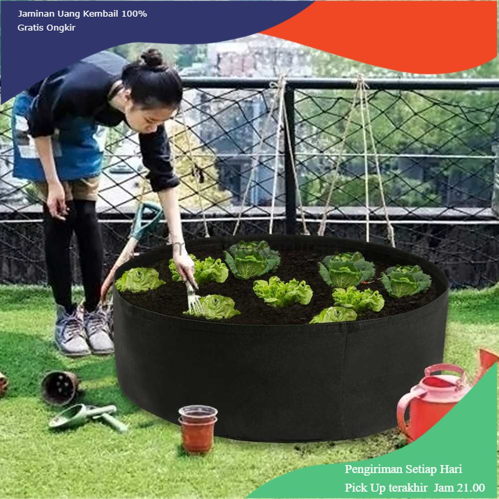 TD - TMN Pot Tanaman Besar Minimalis Jumbo Fabric Breathable 50 Gallons - DFT24