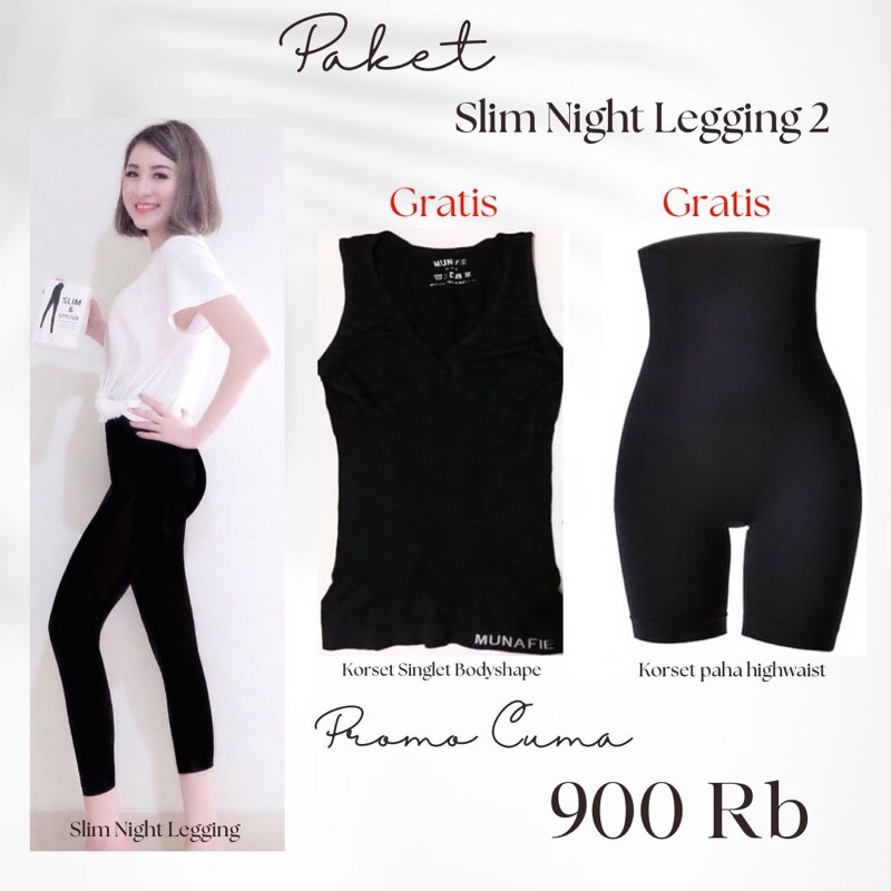 PAKET HEMAT SLIM NIGHT LEGGING 2