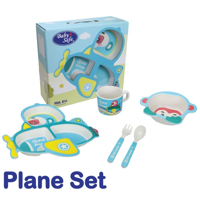 BABY SAFE 3D Feeding Set BPA Free | Gift Set Kado Bayi Baby Gift