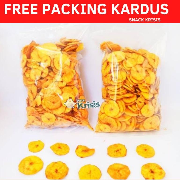 

FLASH SALE Keripik Pisang Super 500 gr Kripik Pisang kepok Super Madu Karamel ✦ 878