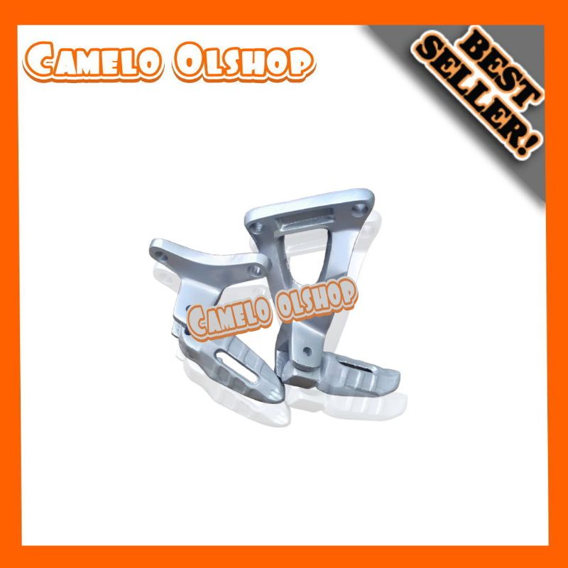 STEP MIO DUDUKAN FOOTSTEP STEP BELAKANG YAMAHA MIO SMILE / MIO SPORTY 1 SET SEPASANG Power footstep mio pijakan kaki belakang mio sepasang