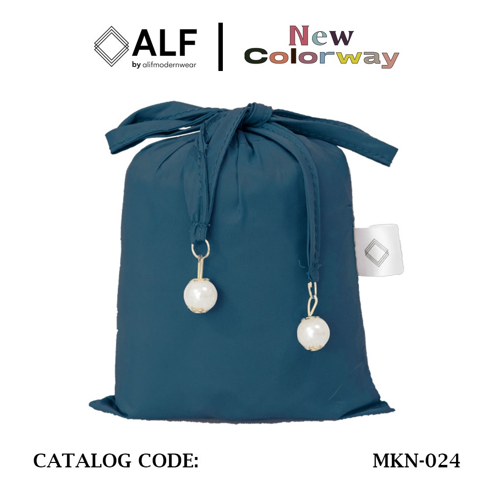 Alif Modern Wear - Mukena Mini Parasut Premium Korea Travel - Deep Teal