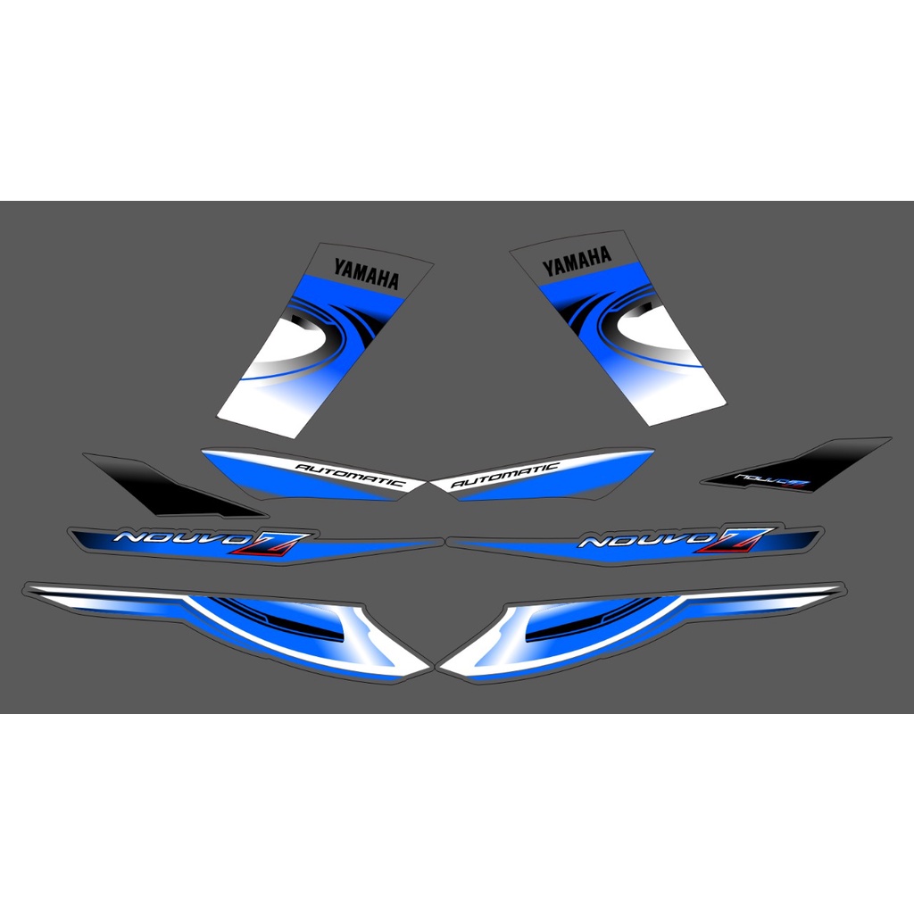 STRIPING TRANSPARAN NOUVO Z BLUE