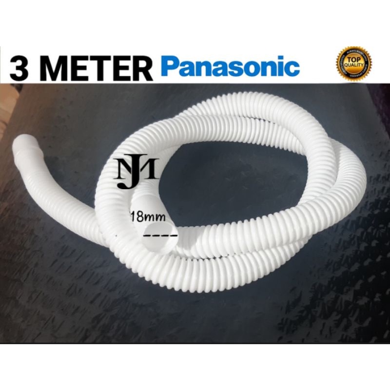 [ 3 METER ] Selang Masuk Air Mesin Cuci / Selang Inlet Mesin Cuci Panasonic 2 Tabung