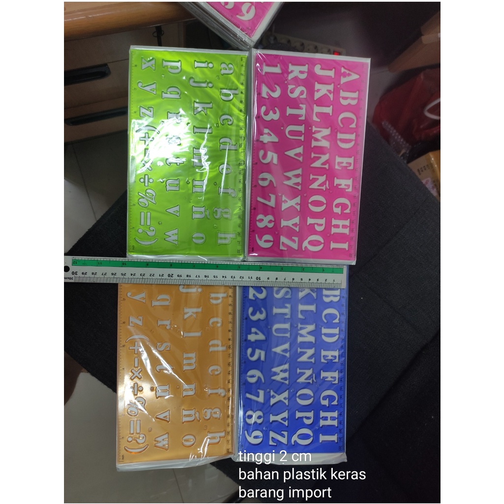 

mal huruf adam tinggi 2 cm huruf besar kecil satu set