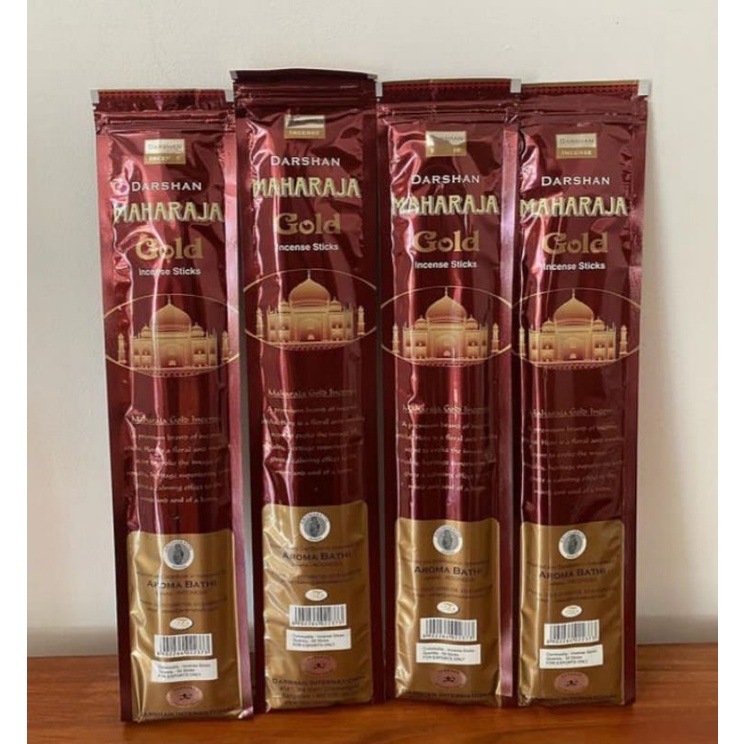 Dupa Hio Stik Maharaja Gold isi 50 - Dupa Darshan Wangi Aromaterapi