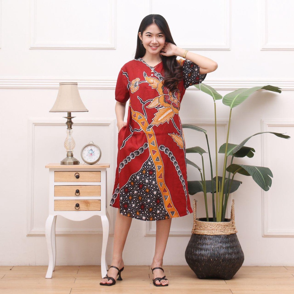 Daster Batik CANTELLA Daster Terbaru Cantik Daster Premium