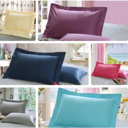Sarung bantal king koil katun jepang polos motif / sarung bantal guling king koil polos katun jepang